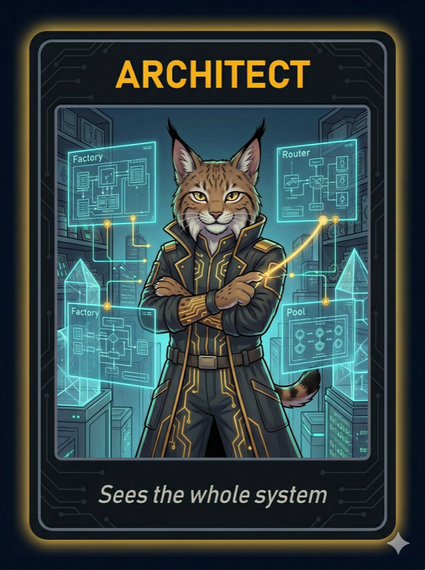 Architect rank card