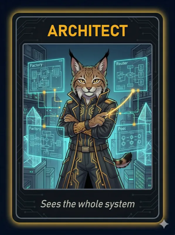 Architect rank card